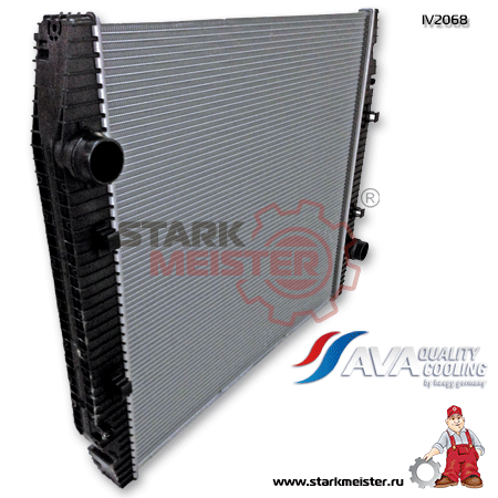 Радиатор охлаждающей жидкости 800x740x42mm Cursor-13 Iveco AD Stralis,EuroTrakker,AD Trakker